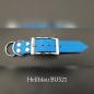 Mobile Preview: Halsband Adapter 16mm - Original BioThane® - Hellblau BU521